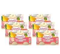 Babybio - Petits Pots Pomme d'Aquitaine Coing 2x130 g - PACK de 6 - 4 Mois - BIO
