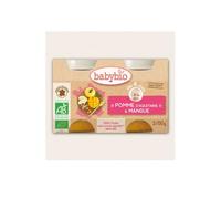 Babybio Petits Pots Pomme Mangue Bio dès 4 Mois 2x130g