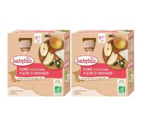 Babybio POIRE DE PROVENCE FLEUR D'ORANGER dès 6 mois Purée 2x360 g