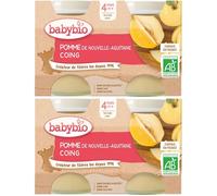 Babybio POMME DE NOUVELLE-AQUITAINE COING PROVENCE dès 4 mois Purée 2x260 g