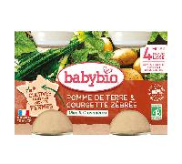 Babybio Pot Pomme de Terre Courgette Bio 2 x 130g