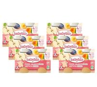 Babybio Pots Mirabelle de Meurthe et Moselle Pomme de Nouvelle Aquitaine 260 g - Lot de 6