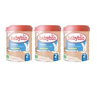 BABYBIO Priméa Lait de suite en poudre pour nourisson 2 6 à 12 mois Poudre 3x800 g