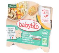 BABYBIO Quinotto Quinoa Potimarron Champignon & Fromage de Chèvre Aliment 230 g
