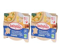 BABYBIO Ravioli Emmental Sauce Patate Douce & Fromage de Chèvre Set(S) 2x230 g