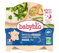 Babybio - Bonne nuit brocoli haricots verts riz avec persil 12 mois et +