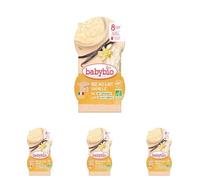 Babybio riz au lait vanille 2x100g (Lot de 4)