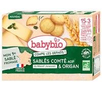 BabyBio Sablé comté AOP du Massif Jurassien & origan