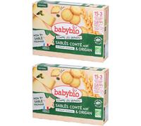 BABYBIO Sablé Comté AOP & Origan 2x72 g