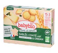 BABYBIO Sablé Comté AOP & Origan Aliment 72 g