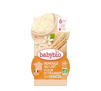 Babybio SEMOULE AU LAIT FLEUR D'ORANGER dès 6 mois Aliment 200 g