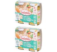 BABYBIO Tajine Végétal Carotte Pois Chiches Abricot Set(S) 2x400 g