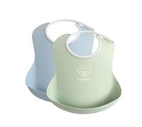 BabyBjörn Bavoir, lot de 2, Vert pastel/Bleu pastel