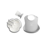 BabyBjörn Coffret Repas Bébé, lot de 5, Gris
