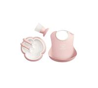 BabyBjörn Coffret Repas Bébé lot de 5, Rose pastel