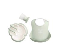 BabyBjörn Coffret repas bébé lot de 5 vert pastel