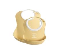 BabyBjörn Ensemble Bavoirs, Jaune pastel
