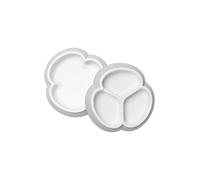 Babybjorn - Lot de 2 assiettes bébé - Gris
