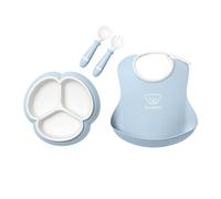 BabyBjörn Ensemble repas, 4 pièces, Bleu pastel