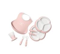 BabyBjörn Ensemble repas, 8 pièces, Rose pastel