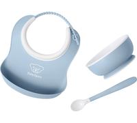 BabyBjörn Ensemble Repas Bébé, lot de 3 - Bleu pastel