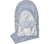 BabyBjörn Housse pour Transat Balance Soft - Bleu ciel/Blanc / Mesh