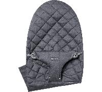 BabyBjörn Housse pour Transat Bliss - Anthracite / Tissé, matelassage Classique