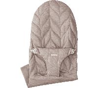 BabyBjörn Housse pour Transat Bliss - Gris sable / Tissé, matelassage Pétale