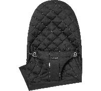 BabyBjörn Housse pour Transat Bliss - Noir / Tissé, matelassage Classique
