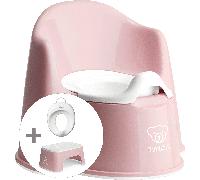 BabyBjörn Kit Apprentissage de la propreté - Rose pastel/Blanc