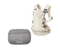 BabyBjörn Porte-bébé Harmony, Mesh 3D, Crème + Pochette pour Porte-bébé