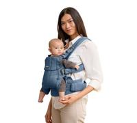 BabyBjörn Porte-bébé Harmony, tissé chiné, Bleu