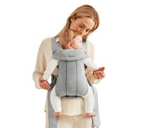 BABYBJÖRN Porte-bébé Mini, 3D Jersey, Gris Clair