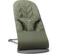 BabyBjörn Transat Bliss Cadre gris foncé Coton Mix Tissé Matelassage Pétale Vert foncé