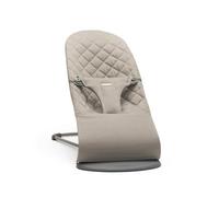 BabyBjörn Transat Bliss - Tissé Classic quilt - Sable Gris - Ergonomique - Ajustable - Pliable