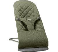 BabyBjörn Transat Bliss - Vert foncé / Tissé, matelassage Classique / Gris foncé