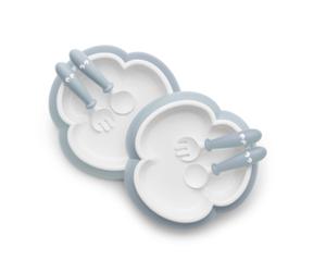 Babybjorn - Lot de 2 ensembles repas bébé Bleu Pastel