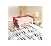 Babybox met matras linnen rood10299