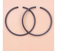 BABYBU 2pcs Lot 32mm X 1.5mm Segments De Piston Fit for Tronçonneuse Strimmer Taille-Haie Outil De Jardin Remplacer La Pièce Segments De Piston