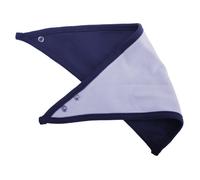 Babybugz - Bavoir Bandana réversible - Bébé Unisexe (Taille Unique) (Blanc/Bleu Marine)