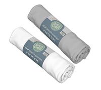 BabyCalin Bio - Lot 2 Draps Housse Berceau Bio 83x50 cm certifié OEKO-TEX