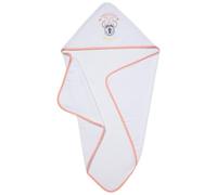 Babycalin - Cape de bain bébé Naissance 75x75 cm Minnie Good Morning Disney Baby - Sortie de bain bébé en Coton capuche brodée - Cape de bain Douce et Absorbante - Serviette de bain bébé résistante