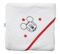 Babycalin Cape de bain brodée Mickey, 80 x 80 cm (Lot de 1)