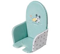 Babycalin - Coussin chaise haute bébé Universel 28x38 cm Mickey Good Morning Disney Baby - Coussin chaise haute Imperméable en PVC - Coussin pour chaise bébé Réversible et confortable