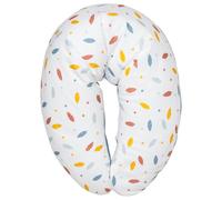 Babycalin - COUSSIN DE MATERNITÉ 110X53CM PLUMES FD BLNC/UNI BLEU