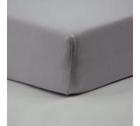 BabyCalin - Drap housse 60x120x15cm Gris certifié OEKO-TEX