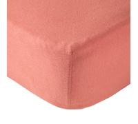 BabyCalin Drap housse 70x140x17 cm Jersey extensible Terracotta certifié OEKO-TEX