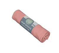 BabyCalin - Drap housse 70x140x17cm Terracotta certifié OEKO-TEX