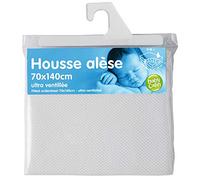 babyCalin - Housse alèse 3D 70x140 cm Blanc