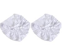 babyCalin - Housse alèse en éponge absorbante 40x80 cm Blanc (Lot de 2)